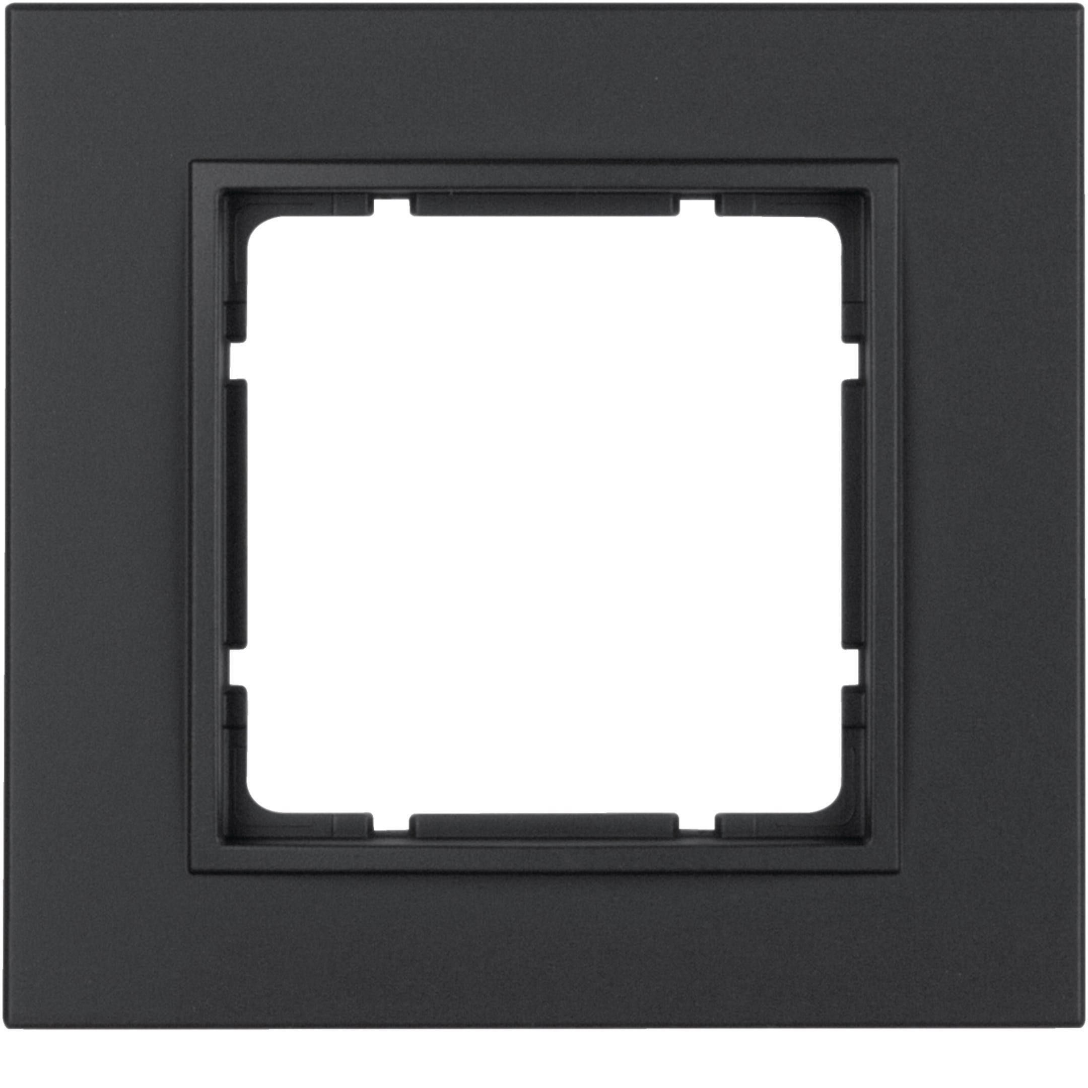 HAGER BOCCHIOTTI - Cornice singola Berker B.7 antracite opaco