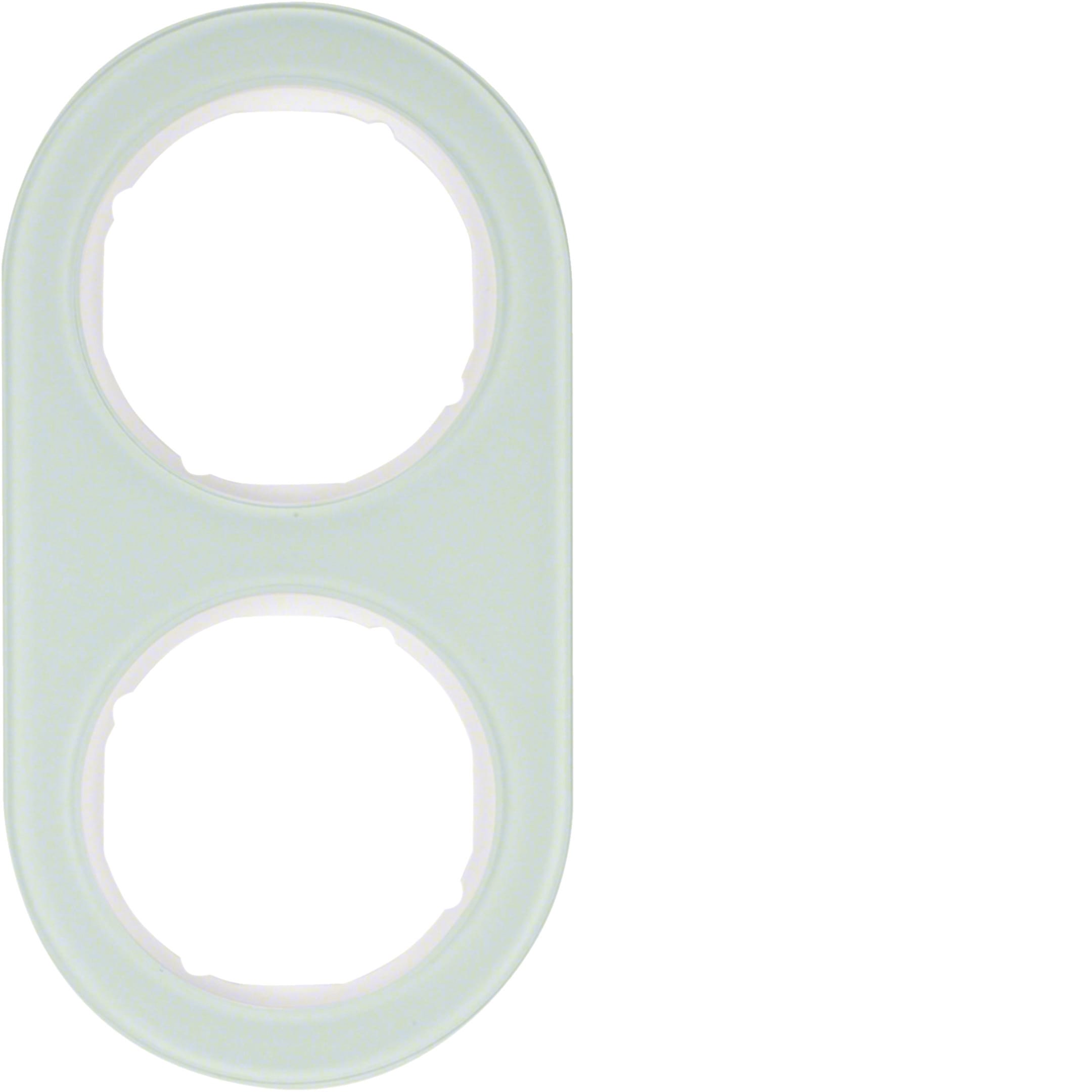 HAGER BOCCHIOTTI - Cornice doppia Serie R.classic?vetro bianco polare