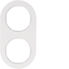 HAGER BOCCHIOTTI - Cornice doppia Serie R.classic bianco polare lucido