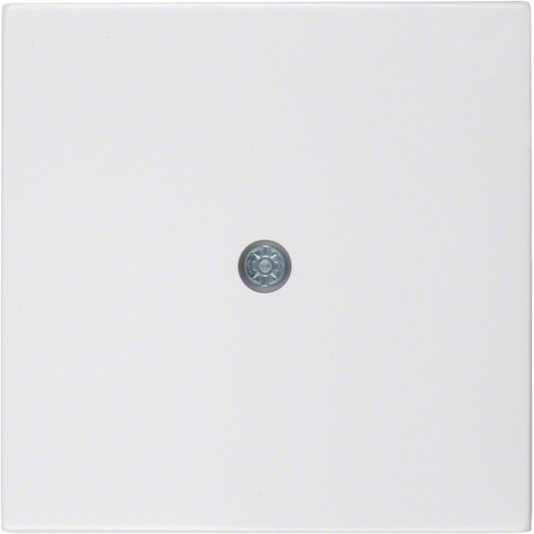 HAGER BOCCHIOTTI - Pezzo centrale per passacavo Berker S.1/B.3/B.7 bianco polare lucido