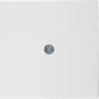 HAGER BOCCHIOTTI - Pezzo centrale per passacavo Berker S.1/B.3/B.7 bianco polare lucido