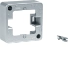 HAGER BOCCHIOTTI - Cornice singola per montaggio a parete alu velluto, verniciato