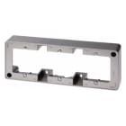 HAGER BOCCHIOTTI - Cornice tripla per montaggio a parete antracite velluto, verniciato