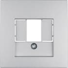 HAGER BOCCHIOTTI - Pezzo centrale con finestra TAE Berker B.7 alu opaco, verniciato