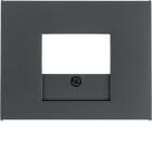 HAGER BOCCHIOTTI - Pezzo centrale con finestra TAE Berker K.1 antracite opaco, verniciato