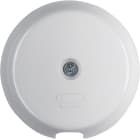 HAGER BOCCHIOTTI - Pezzo centrale per passacavo Serie 1930/Glas bianco polare lucido