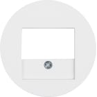 HAGER BOCCHIOTTI - Pezzo centrale con finestra TAE Berker R.1/R.3/R.?classic bianco polare lucido