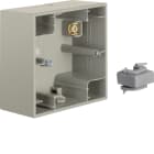 HAGER BOCCHIOTTI - Scatola a parete singola Berker K.5 acciaio inox opaco, verniciato