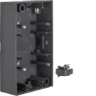 HAGER BOCCHIOTTI - Scatola a parete doppia verticale Berker B.3 antracite opaco