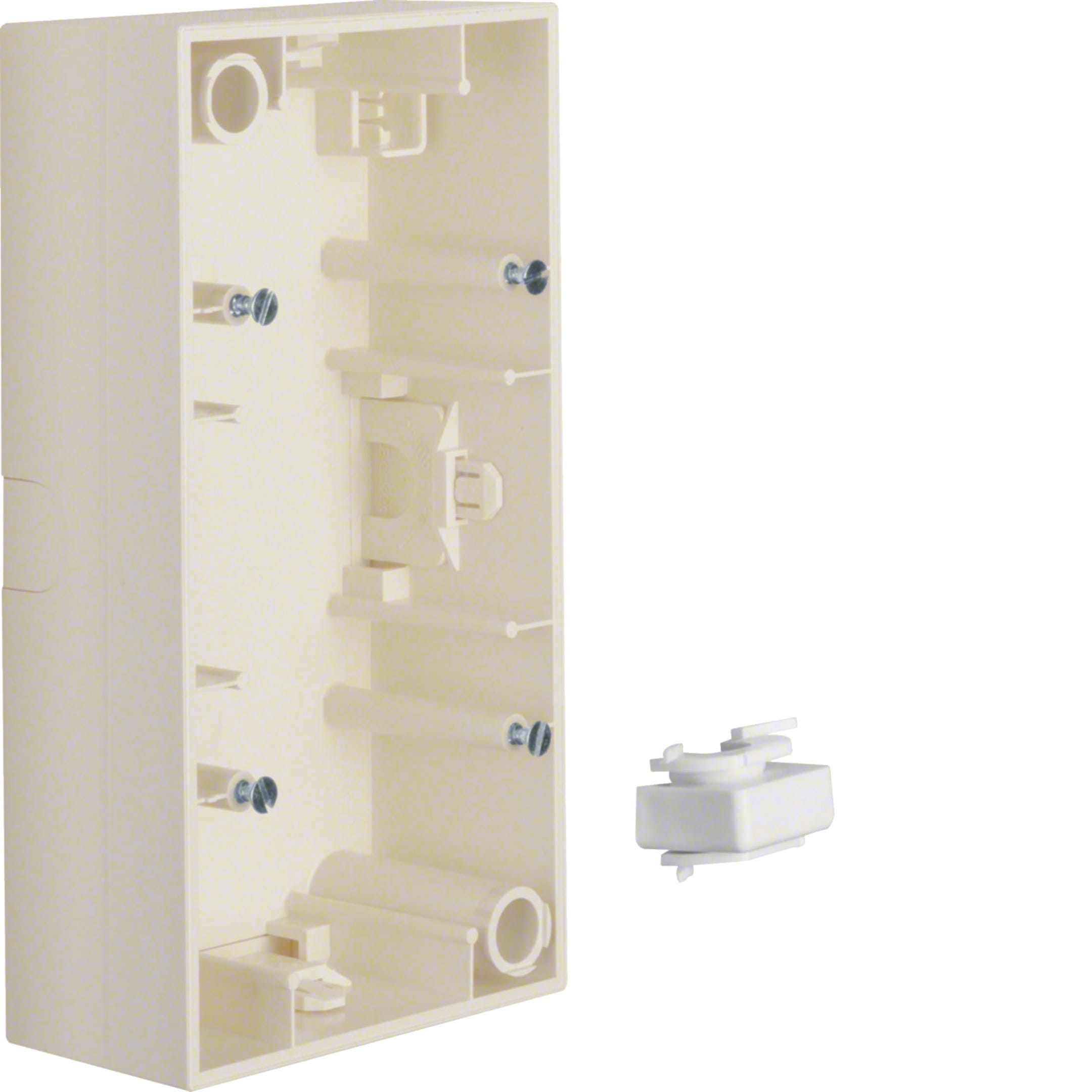 HAGER BOCCHIOTTI - Scatola a parete doppia Berker S.1 bianco lucido