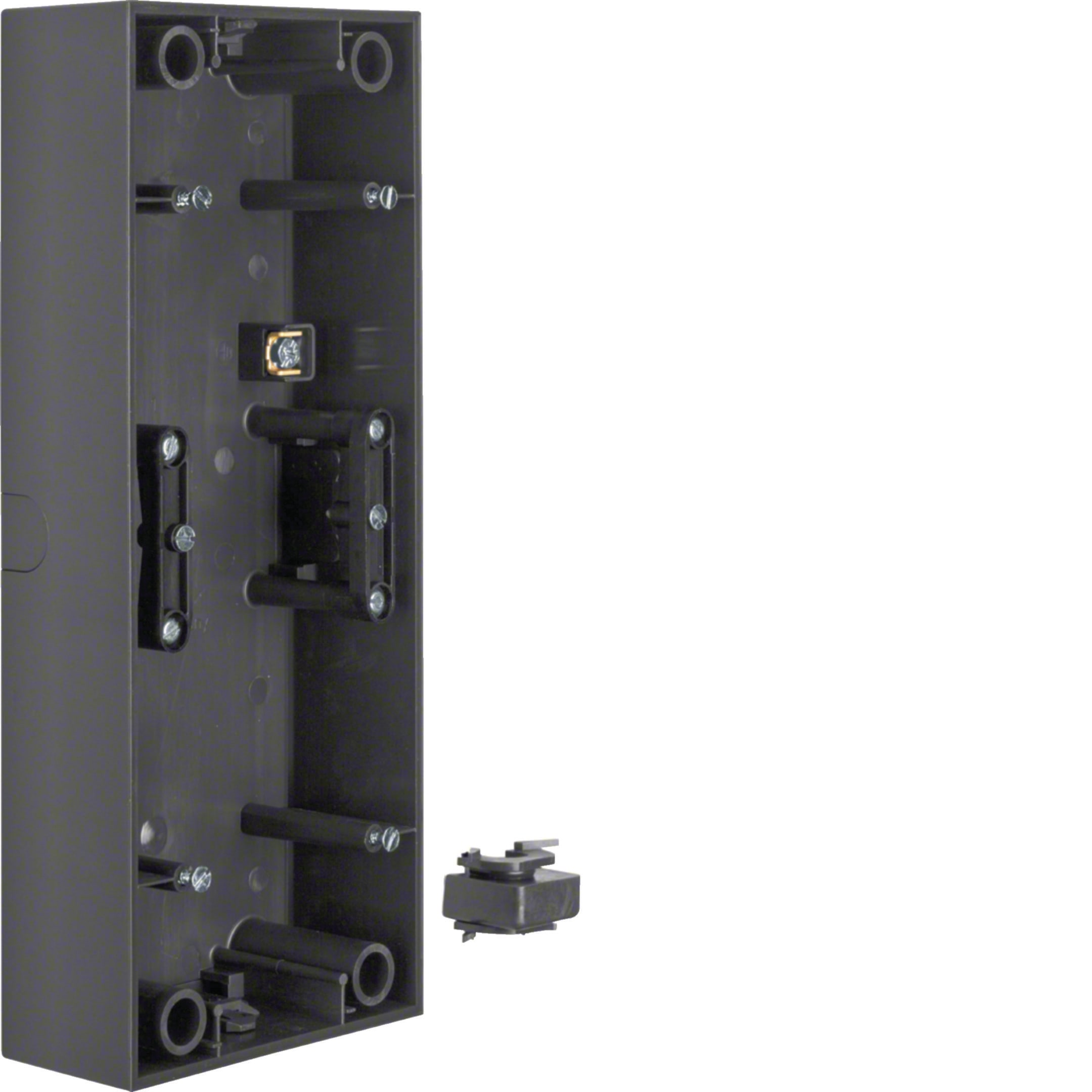 HAGER BOCCHIOTTI - Scatola a parete tripla Berker B.3 antracite opaco