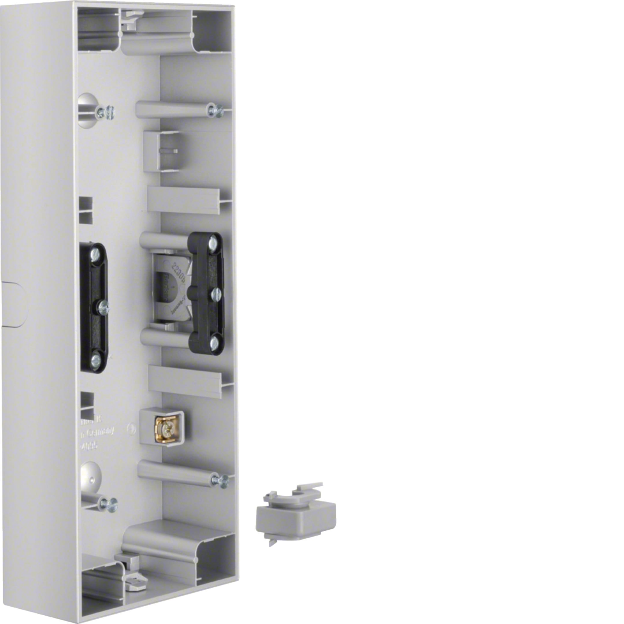 HAGER BOCCHIOTTI - Scatola a parete tripla verticale Berker K.5 alu opaco, verniciato