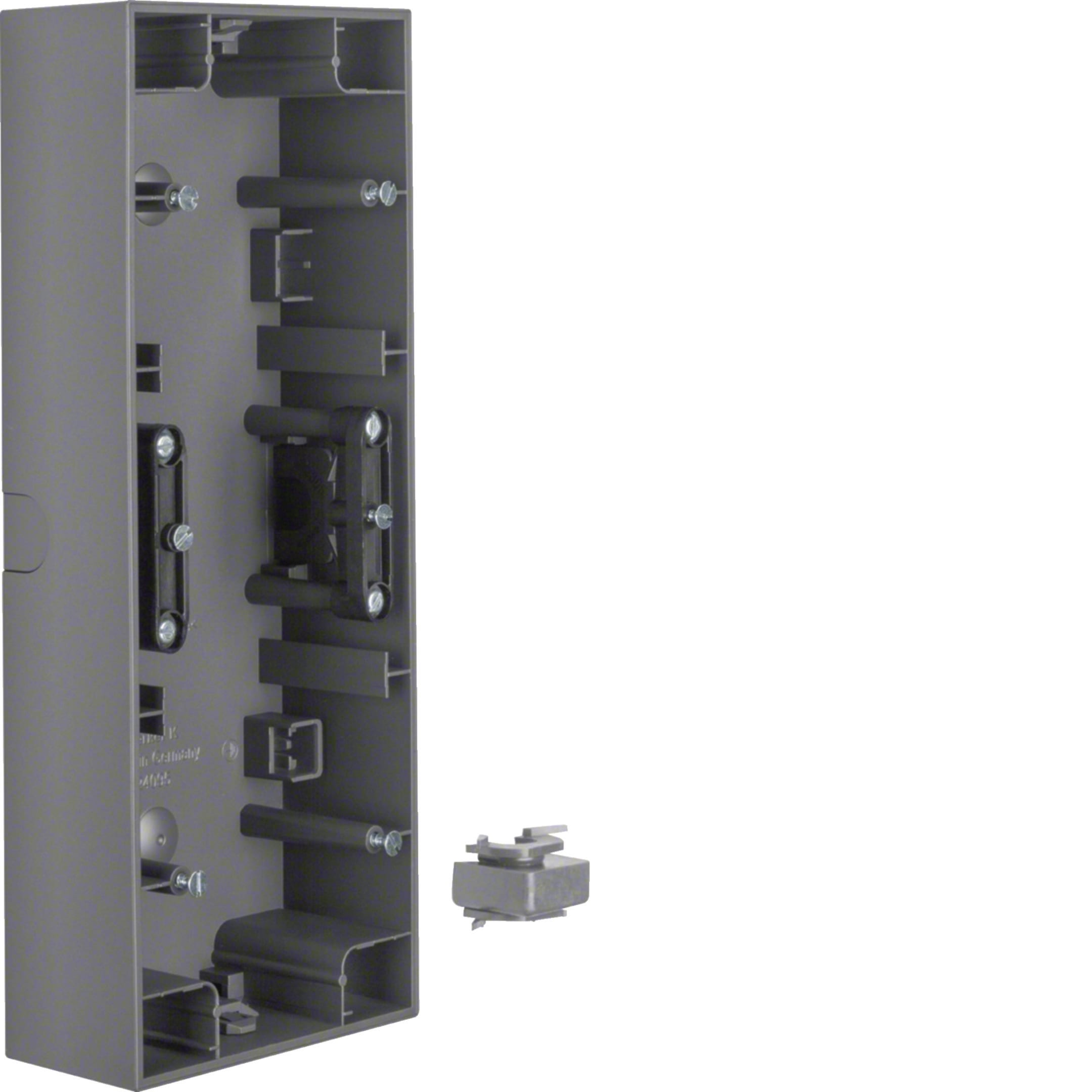 HAGER BOCCHIOTTI - Scatola a parete tripla Berker K.1 antracite opaco, verniciato