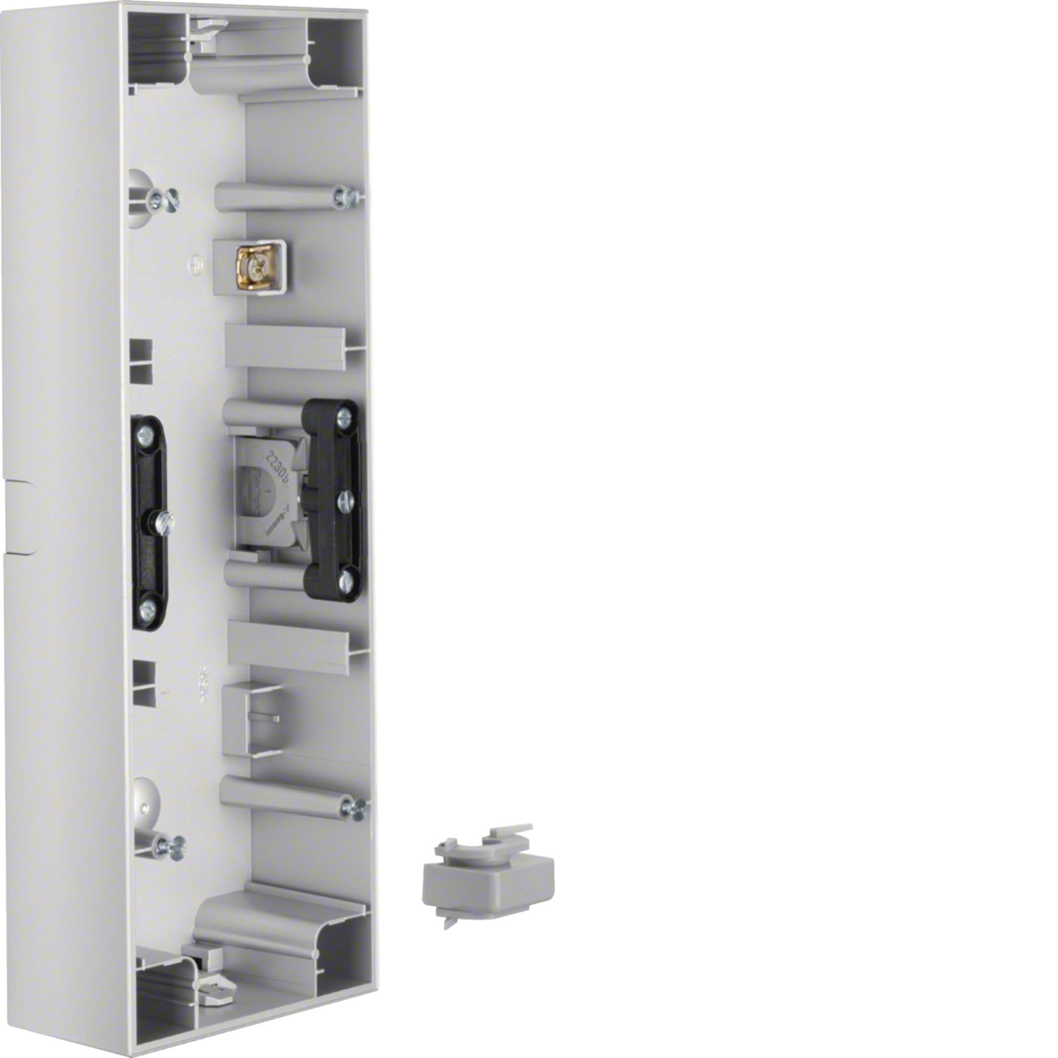 HAGER BOCCHIOTTI - Scatola a parete tripla orizzontale Berker K.5 alu opaco, verniciato