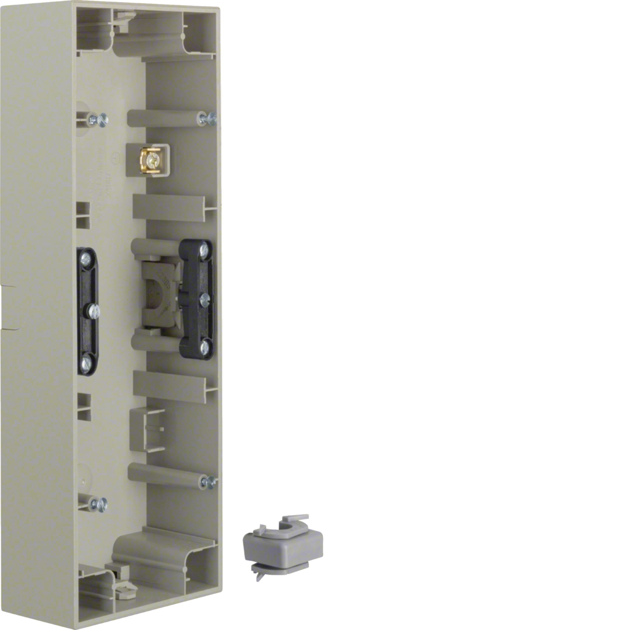 HAGER BOCCHIOTTI - Scatola a parete tripla orizzontale Berker K.5 acciaio inox opaco, verniciato