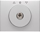 HAGER BOCCHIOTTI - Pezzo c.le serratura e funz. puls. x venez. chiave estr. in pos. 0 K.5 allum.