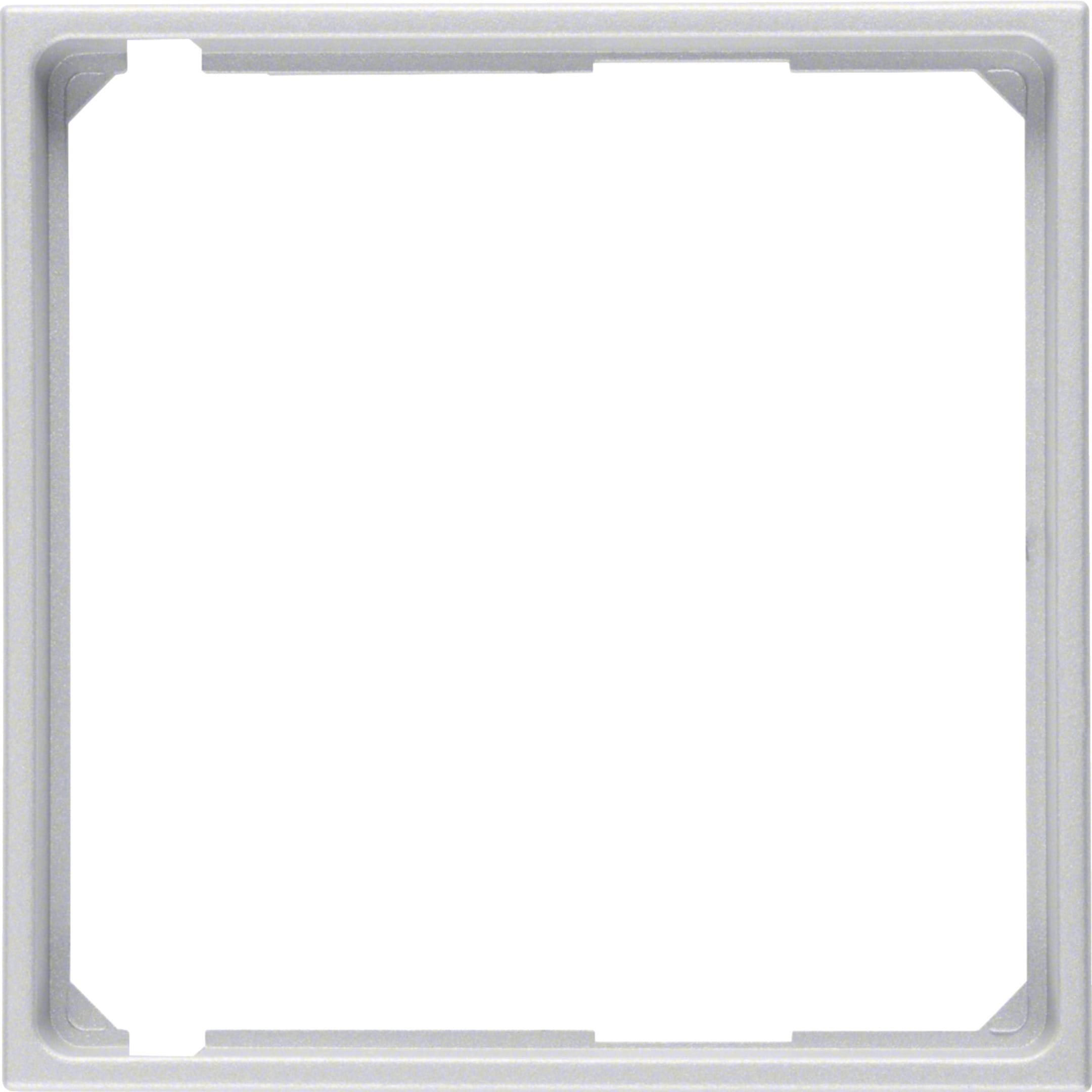 HAGER BOCCHIOTTI - Anello intermedio per mascherina centrale Berker B.7 alu opaco, verniciato