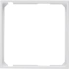 HAGER BOCCHIOTTI - Anello intermedio per mascherina centrale Berker S.1/B.3/B.7 bianco polare opaco