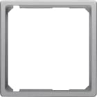 HAGER BOCCHIOTTI - Anello intermedio x mascherina centrale Berker Q.1/Q.3 alu velluto, verniciato