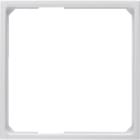 HAGER BOCCHIOTTI - Anello adattatore per pezzo centrale 50 x 50 mm S.1/B.3/B.7 bianco polare lucido