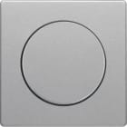 HAGER BOCCHIOTTI - Pezzo c.le x dimmer manopola/potenziom. a rotaz. Serie Q.1/Q.3 alu vellut, vern.