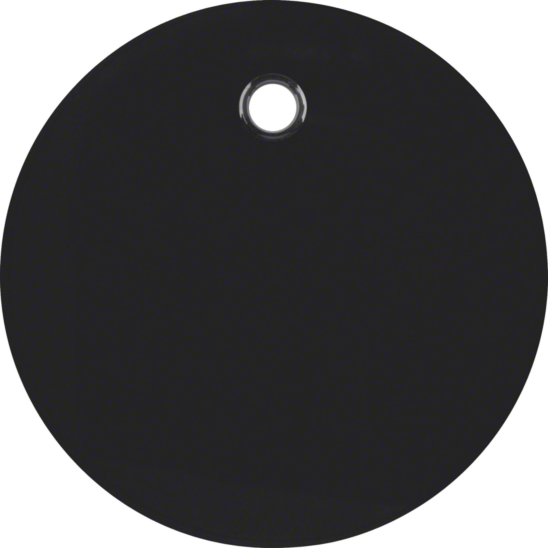 HAGER BOCCHIOTTI - Pezzo centrale per interruttore/pulsante a tirante Berker R.1/R.3 nero lucido