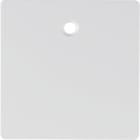 HAGER BOCCHIOTTI - Pezzo centrale per interruttore/pulsante a tirante Q.1/Q.3 bianco polare velluto