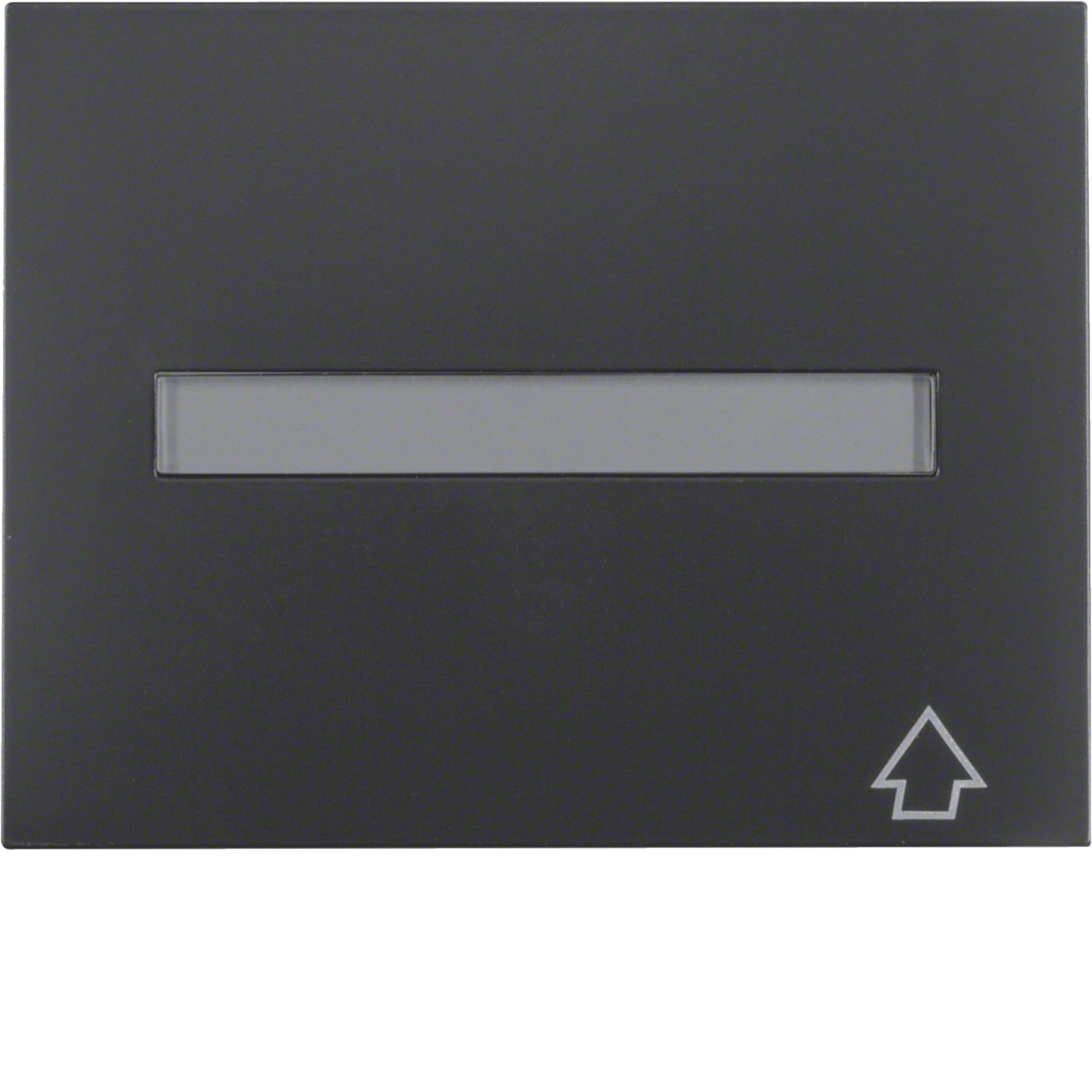 HAGER BOCCHIOTTI - Anello intermedio + coperch x masch./pezzo c.le 50 x 50 mm K.1 antrac.opac vern.