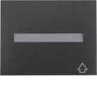 HAGER BOCCHIOTTI - Anello intermedio + coperch x masch./pezzo c.le 50 x 50 mm K.1 antrac.opac vern.