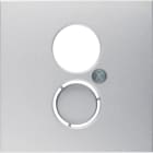 HAGER BOCCHIOTTI - Pezzo centrale per presa per altoparlanti Berker B.7 alu opaco, verniciato