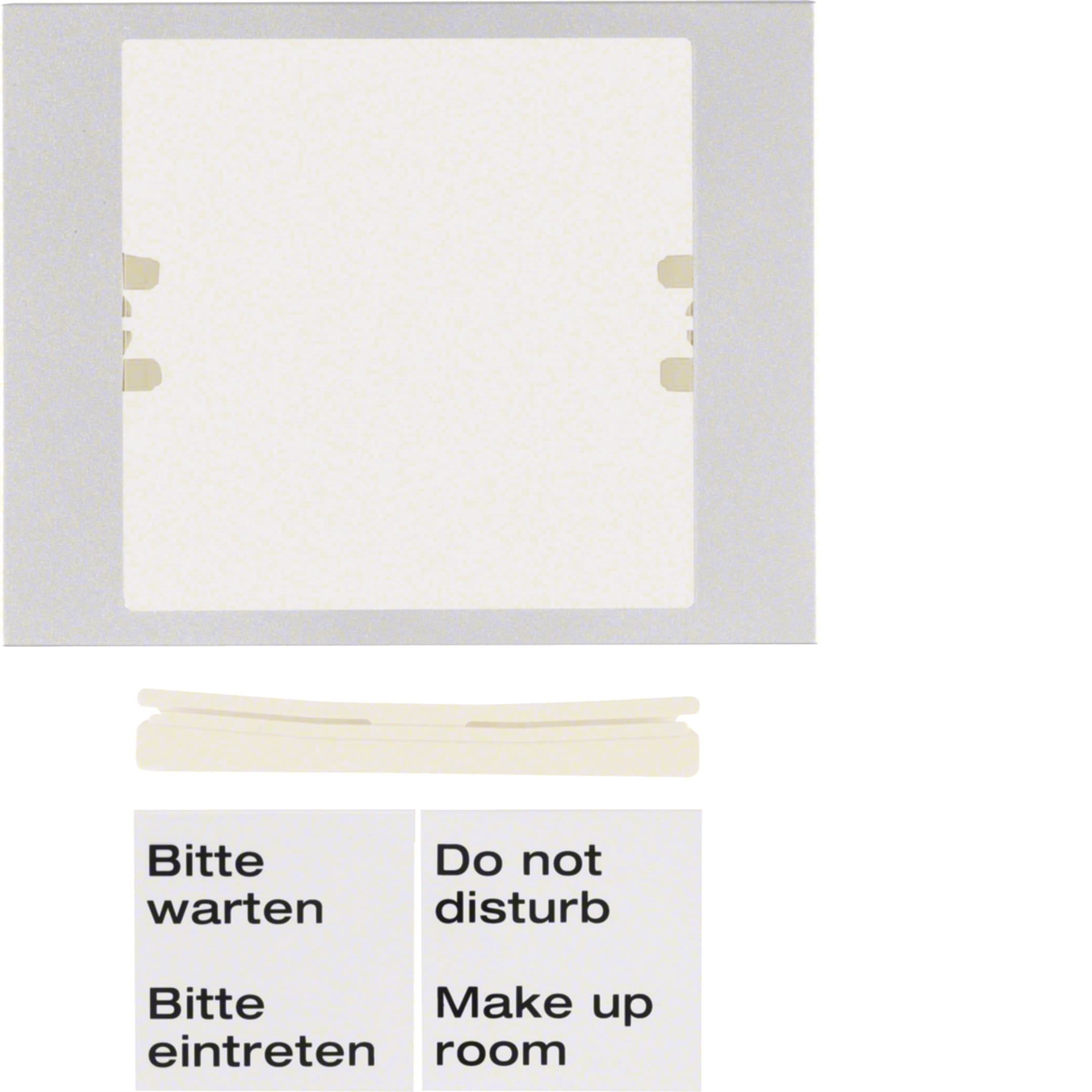 HAGER BOCCHIOTTI - Calotta per spia luminosa/di orientamento LED Berker K.5 alu opaco, verniciato