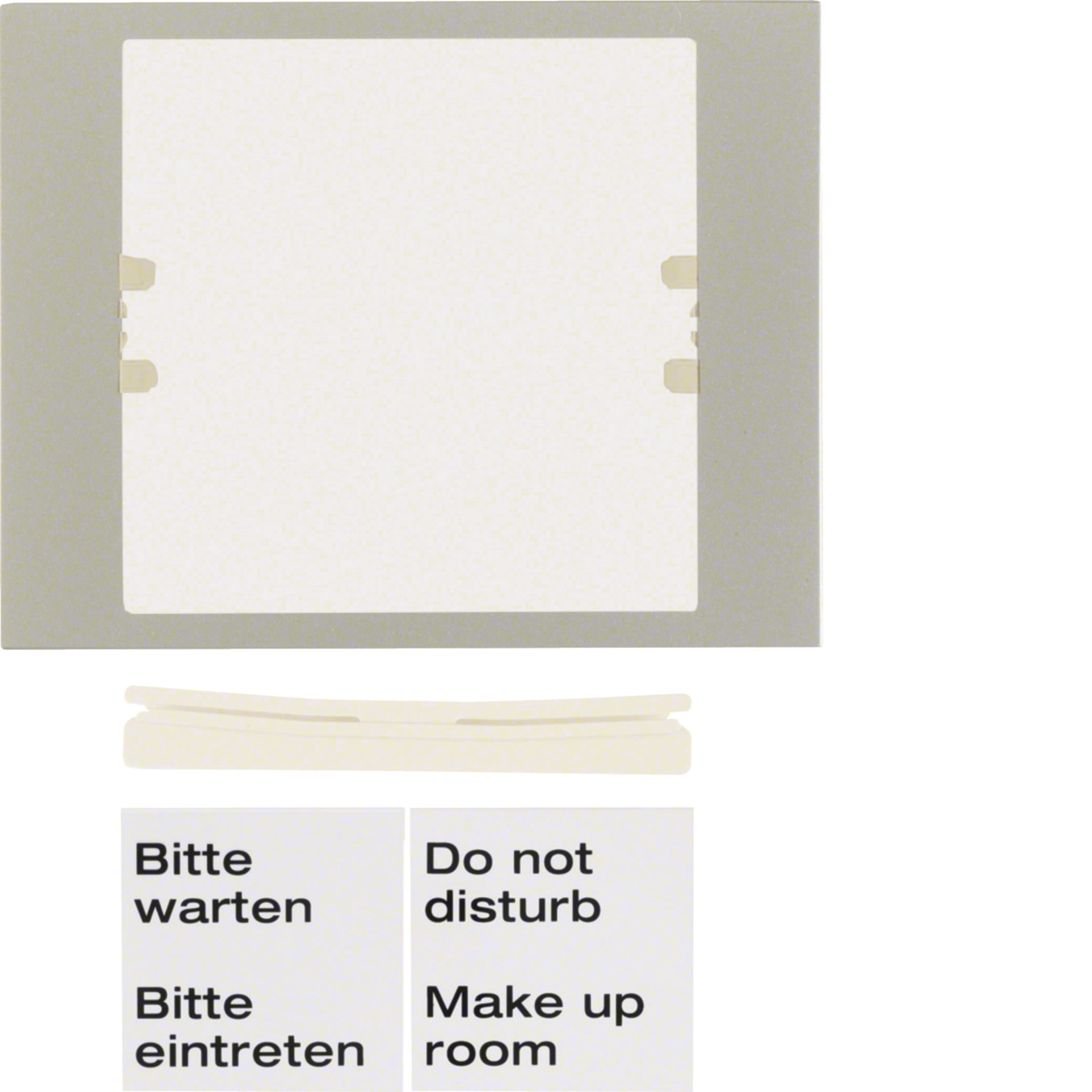 HAGER BOCCHIOTTI - Calotta per spia luminosa/di orientamento LED K.5 acciaio inox opaco, verniciato