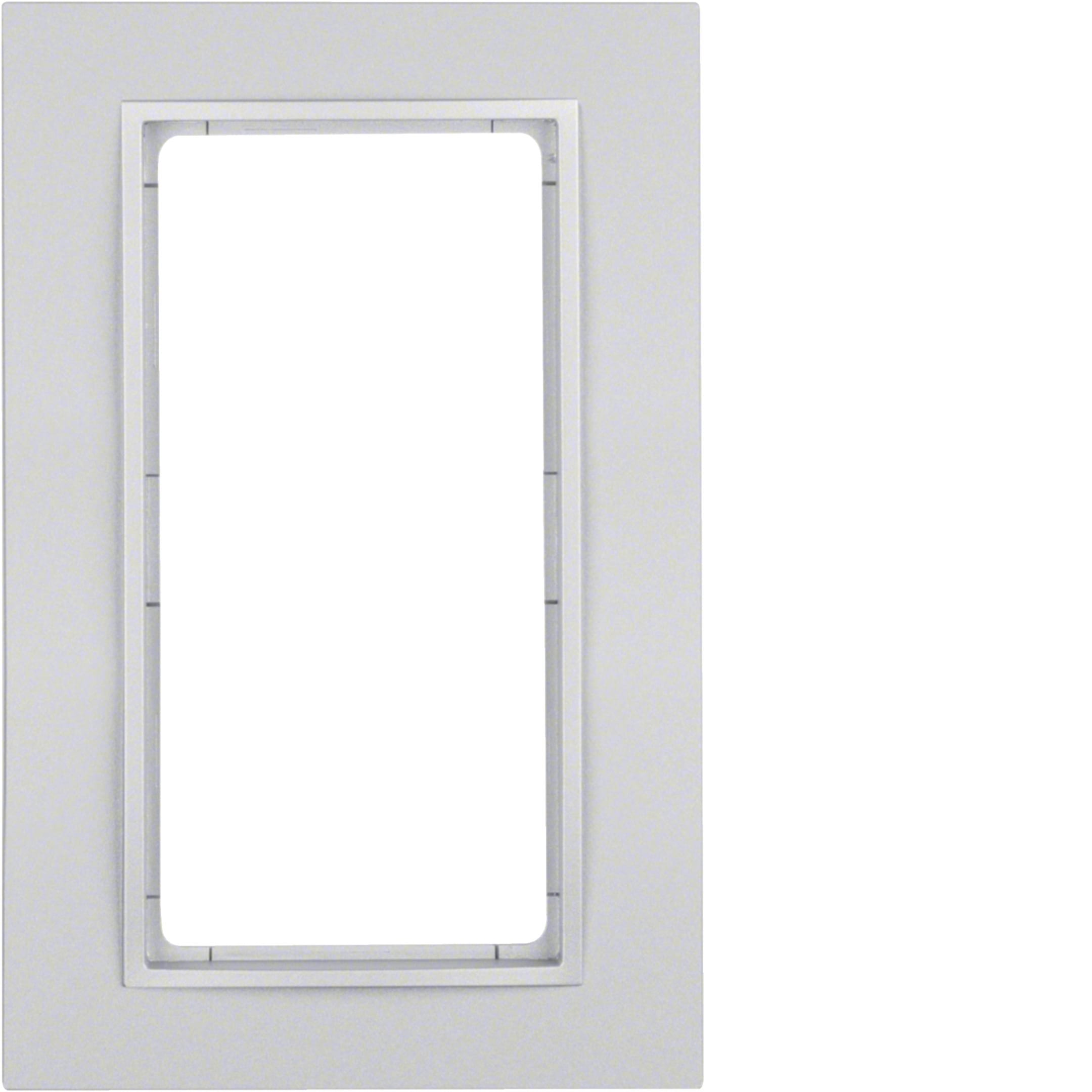 HAGER BOCCHIOTTI - Cornice con finestra grande Berker B.7 alu opaco, erniciato