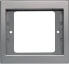 HAGER BOCCHIOTTI - Cornice singola Berker K.5 acciaio inox, metallo opaco