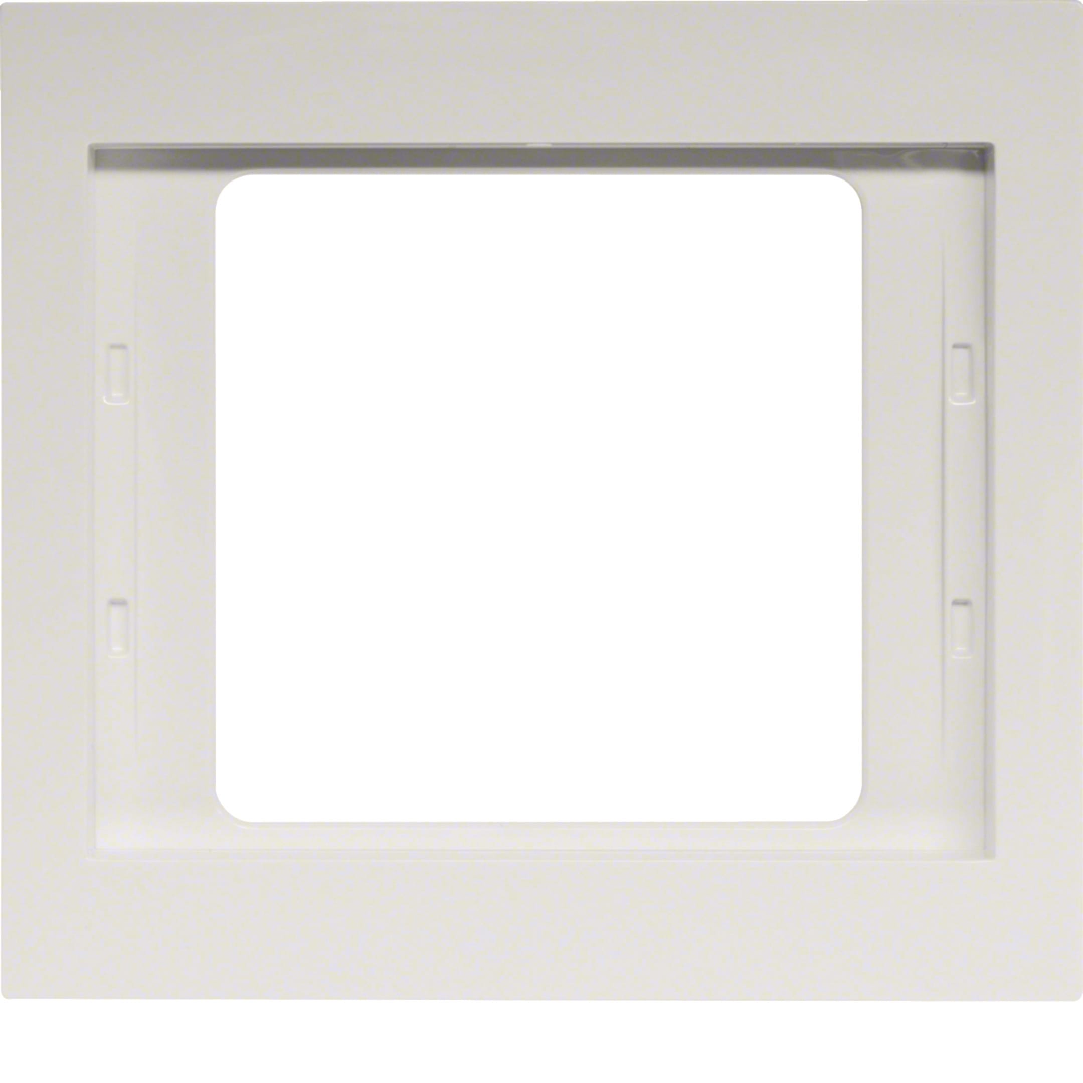 HAGER BOCCHIOTTI - Cornice singola Berker K.1 bianco polare lucido