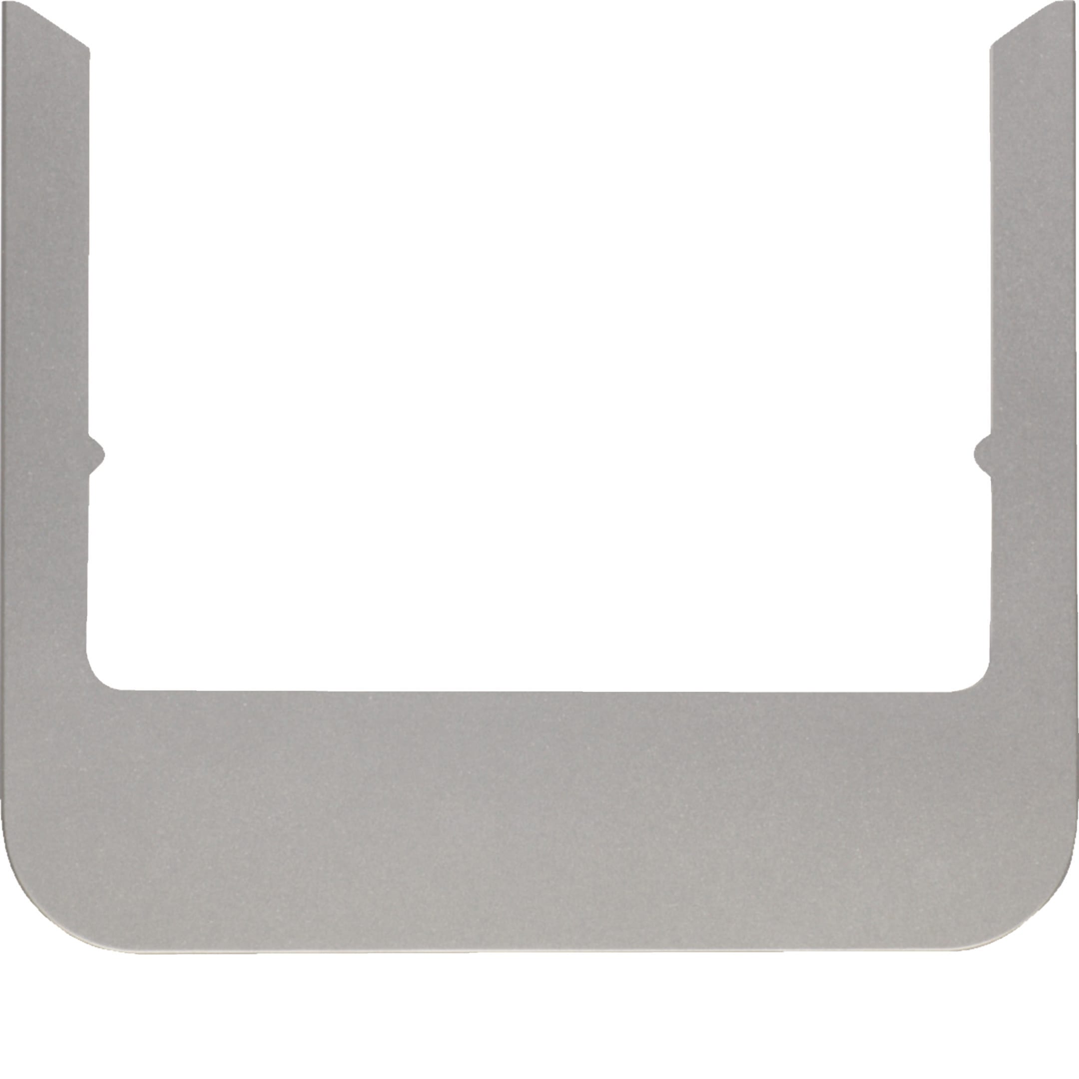 HAGER BOCCHIOTTI - Cornice design rotonda accessorio acciaio inox, metallo opaco
