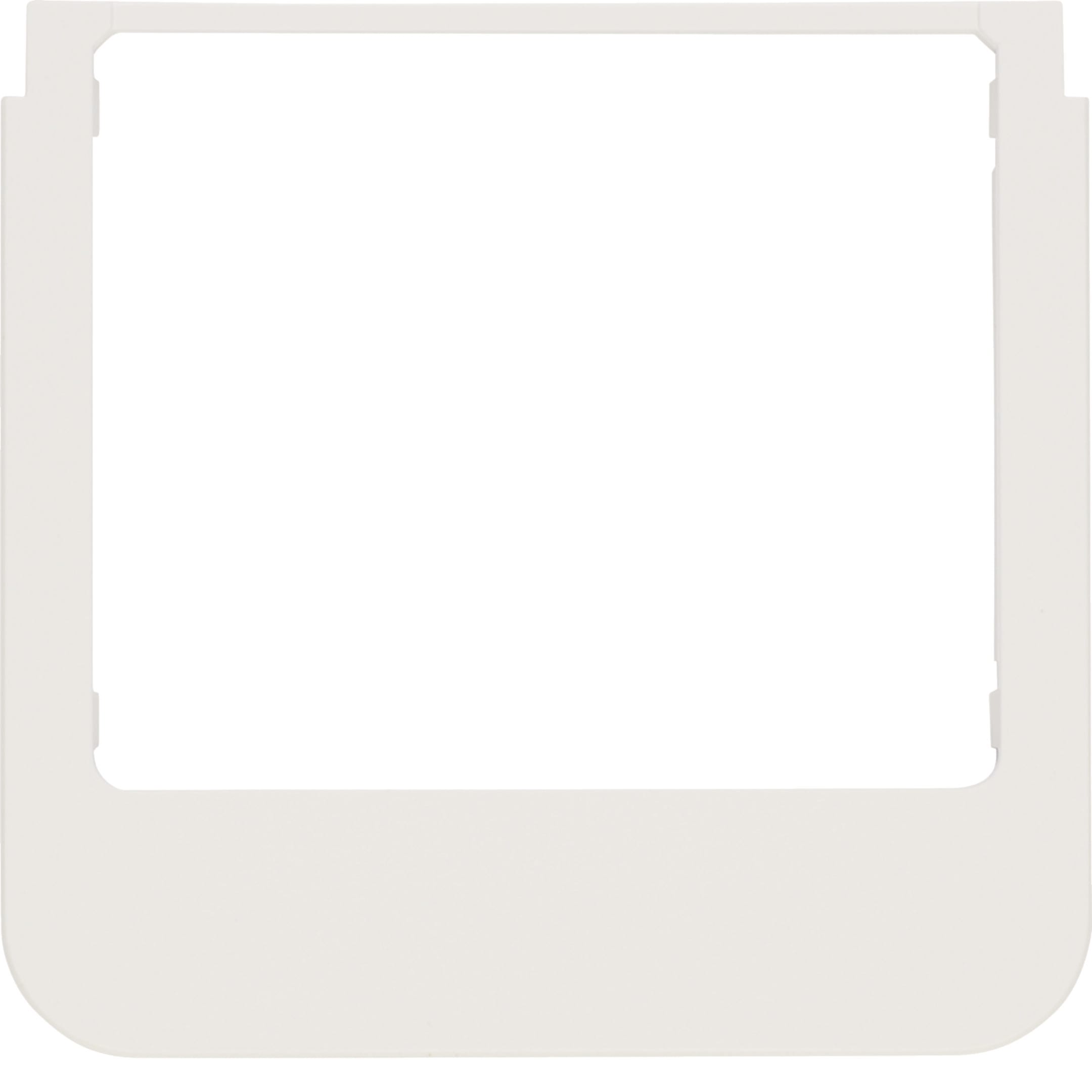 HAGER BOCCHIOTTI - Cornice design rotonda accessorio?bianco polare lucido