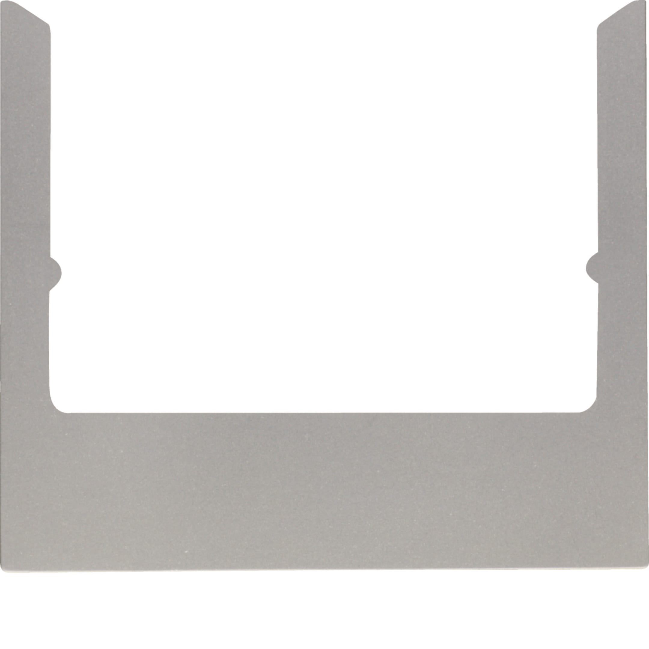 HAGER BOCCHIOTTI - Cornice design angolare accessorio acciaio inox, metallo opaco