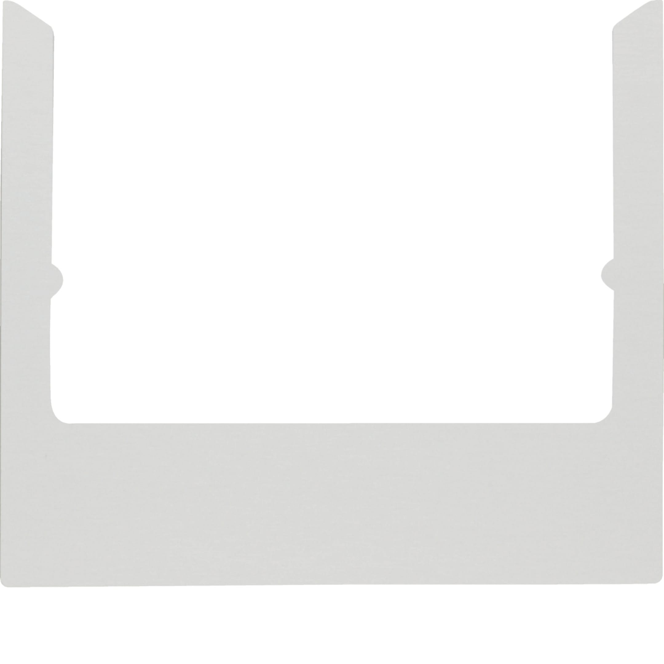 HAGER BOCCHIOTTI - Cornice design angolare accessorio alluminio, metallo opaco