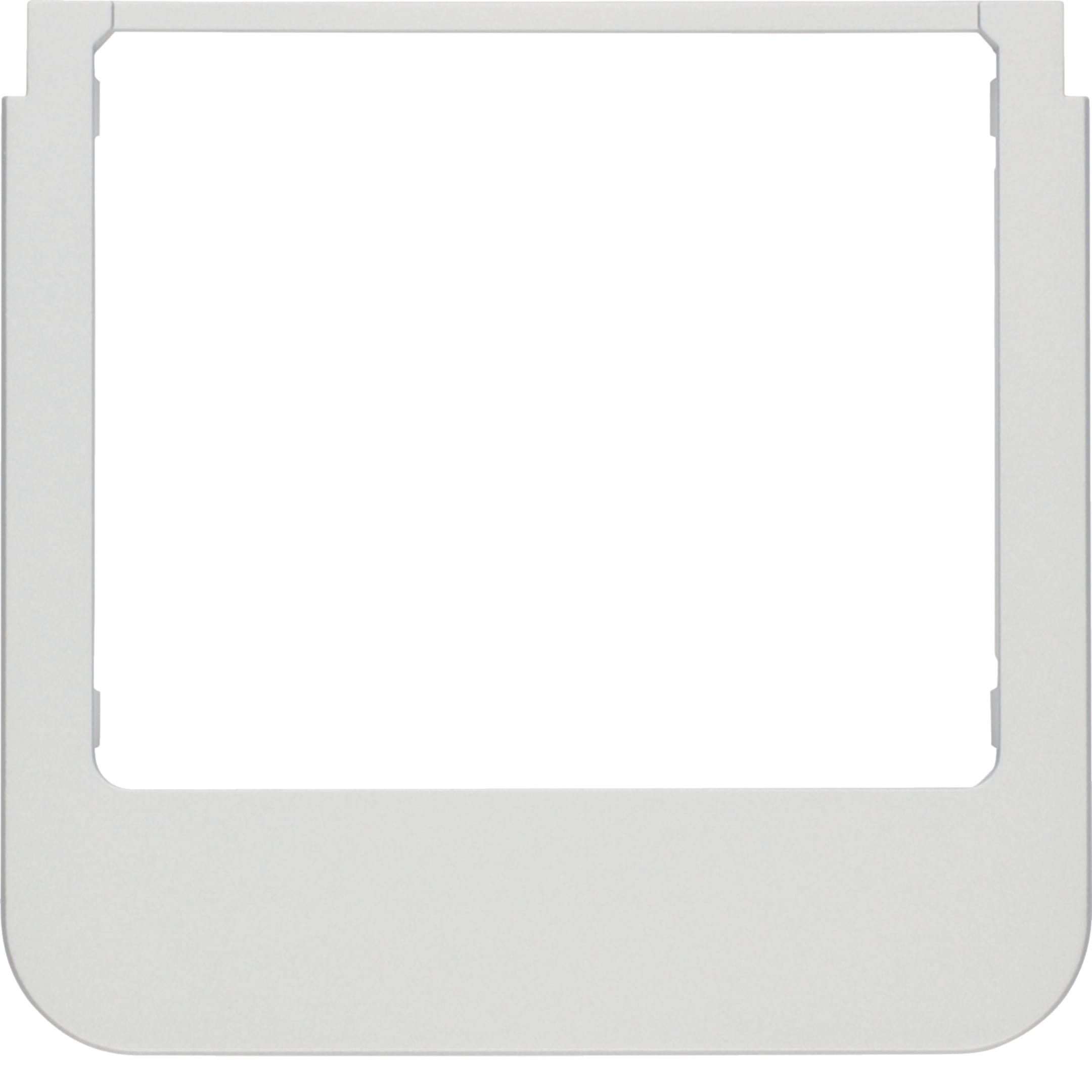 HAGER BOCCHIOTTI - Cornice design rotonda accessorio alu opaco, verniciato