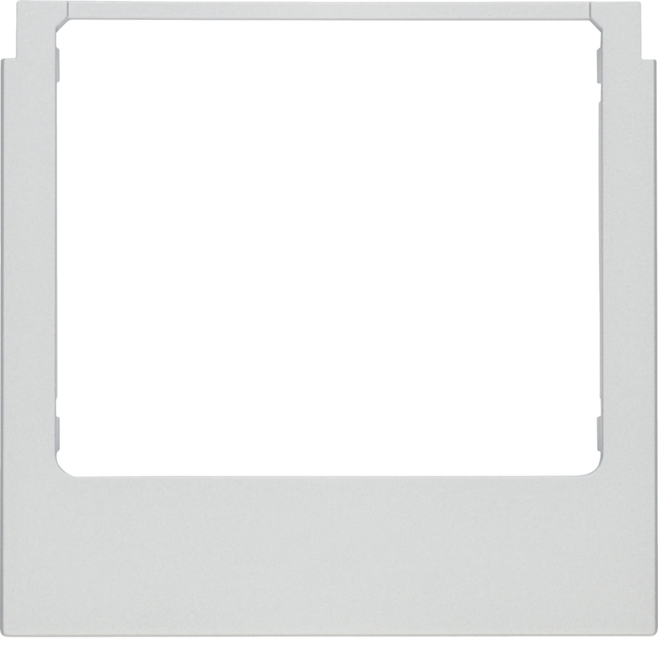 HAGER BOCCHIOTTI - Cornice design angolare accessorio alu opaco, verniciato