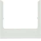 HAGER BOCCHIOTTI - Cornice design angolare accessorio vetro bianco polare