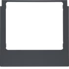 HAGER BOCCHIOTTI - Cornice design angolare accessorio antracite opaco