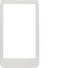 HAGER BOCCHIOTTI - Cornice design rotonda, versione grande accessorio alluminio, metallo opaco