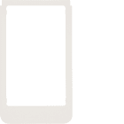 HAGER BOCCHIOTTI - Cornice design rotonda, versione grande accessorio bianco polare lucido