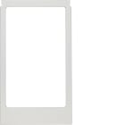 HAGER BOCCHIOTTI - Cornice design angolare, versione grande accessorio alluminio, metallo opaco