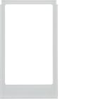 HAGER BOCCHIOTTI - Cornice design angolare, versione grande accessorio vetro alu