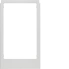 HAGER BOCCHIOTTI - Cornice design angolare, versione grande accessorio alu opaco, verniciato