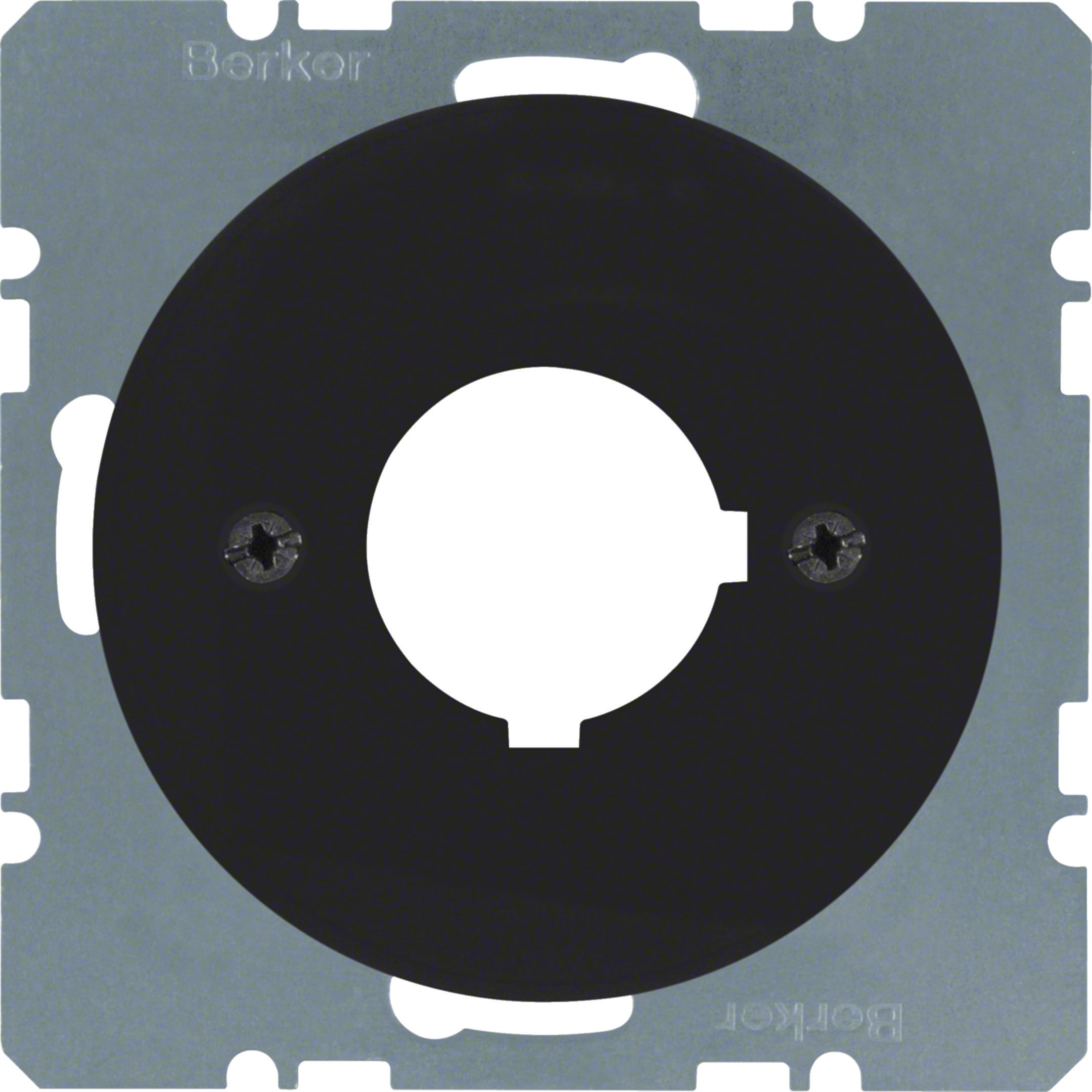 HAGER BOCCHIOTTI - P.ZO C.LE + FORO Ø 22,5 MM R1/R3 NERO