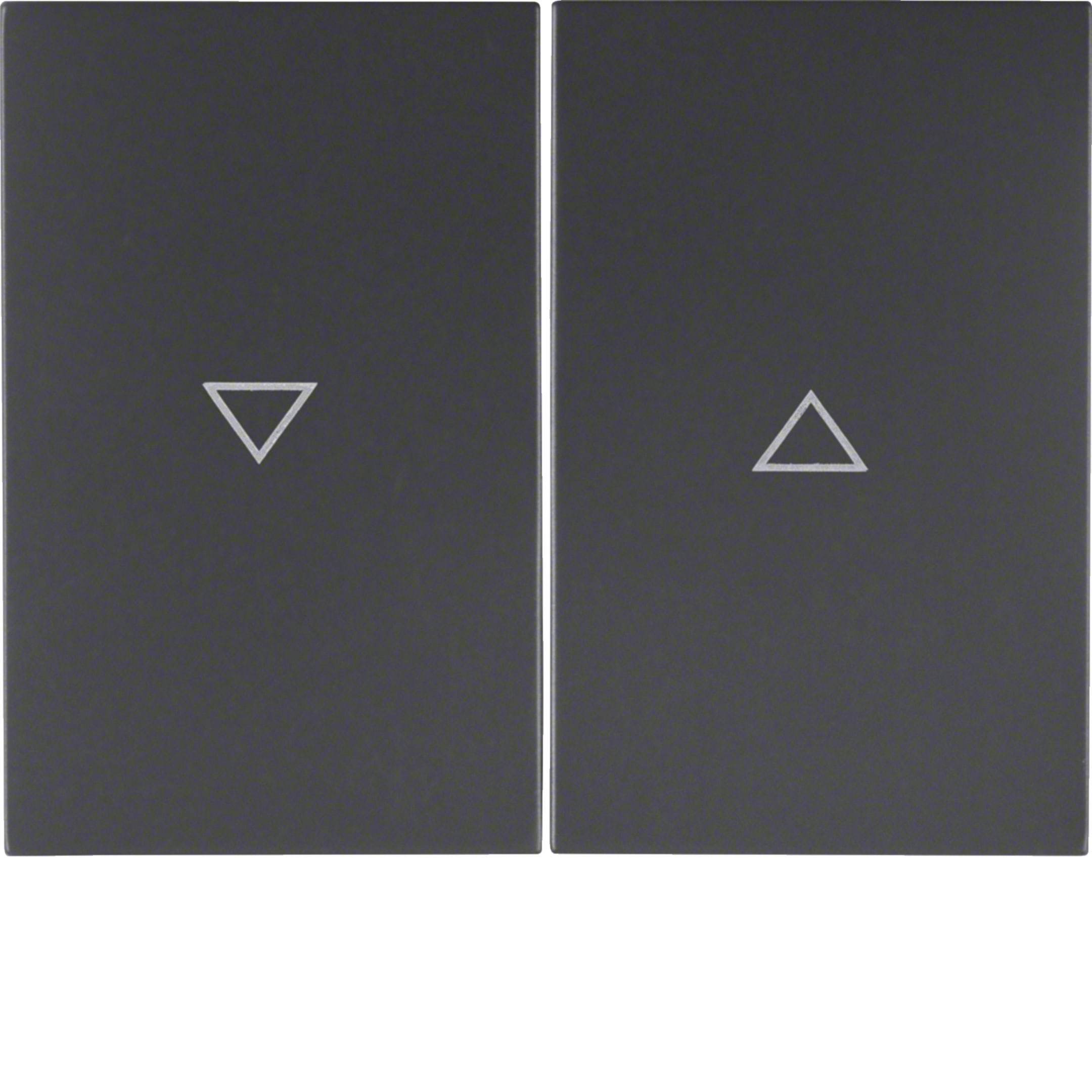 HAGER BOCCHIOTTI - Bilanciere doppio con serigrafia freccia singola K.1 antracite opaco, verniciato